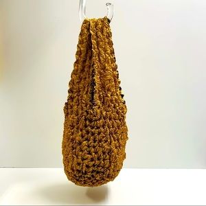 Vintage Magic Bubble Fabric Reversible Hobo Bag